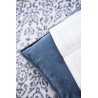 ib laursen housse de coussin rectangulaire velours bleu marine 70 x 50 cm