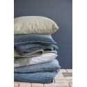 ib laursen housse de coussin rectangulaire velours bleu marine 70 x 50 cm