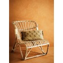 madam stoltz fauteuil bas lounge bois bambou