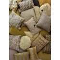 bungalow denmark housse de coussin carree soie fleuri jaune peacock