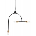 Suspension sculpture design métal noir laiton House Doctor Arch