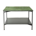 bloomingville bene table basse carree metal plateau vert 82042949