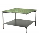 bloomingville bene table basse carree metal plateau vert 82042949