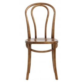 nordal chaise style bistrot retro vintage bois bouleau marron