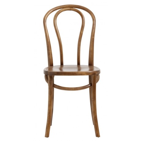 nordal chaise style bistrot retro vintage bois bouleau marron