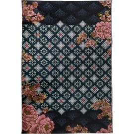 miho unexpected gambling tapis romantique boheme tisse fleuri 140 x 210 cm