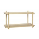 hubsch etagere murale epuree bois clair style scandinave 880808