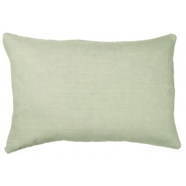 Housse de coussin rectangulaire vert lin IB Laursen