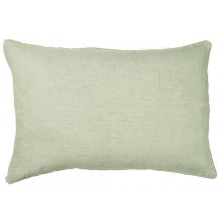 ib laursen housse de coussin rectangulaire vert menthe lin 6201-81