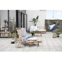 ib laursen chaise suspendue hamac tissu bleu jean 2390-00