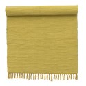 bungalow denmark tapis de chambre chindi coton recycle jaune 60 x 90