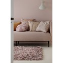 bungalow denmark tapis fluffy chiffon recycle rose 80 x 140 cm