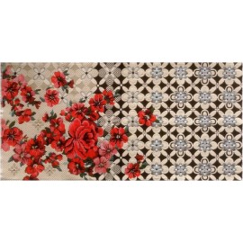 Tapis rétro vintage fleuri Miho Unexpected Second Opinion