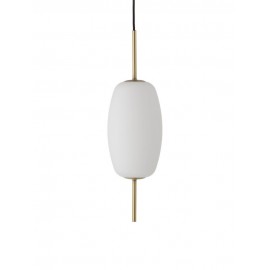 frandsen silk suspension chic classique verre blanc laiton