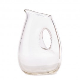 pols potten carafe jug with hole verre transparent 110-400-002