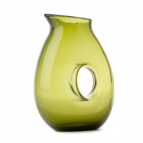 carafe verte design verre pols potten hole 140-400-024