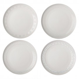 Assiettes façon dentelle porcelaine Pols Potten