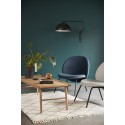 hubsch table basse rectangulaire scandinave annees 60 bois clair