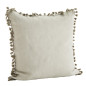 madam stoltz housse de coussin lin lave gris clair 60 x 60 cm madam stoltz housse de coussin lin lave gris clair 60 x 60 cm