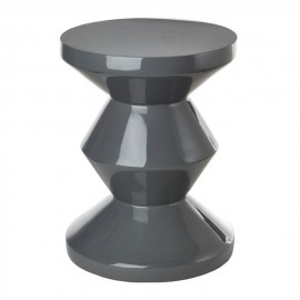 tabouret pols potten zig zag gris 510-070-052