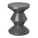 tabouret pols potten zig zag gris 510-070-052