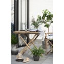 ib laursen table d appoint pour terrasse carree bois bambou 2296-00