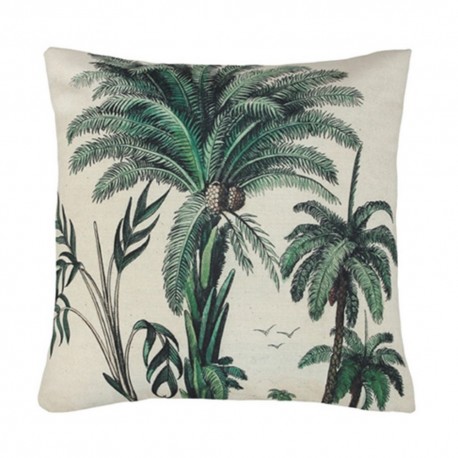 hk living coussin palmiers 45 x 45 cm tku2009 palm trees