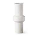 hk living vase droit graphique design blanc ecru tachete ace6819