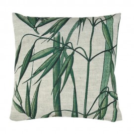 Coussin exotique feuilles de bambou HK Living