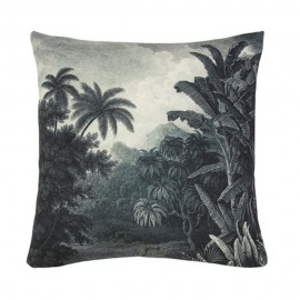 hk living coussin paysage exotique jungle tku2008