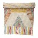 bloomingville tapis en laine franges couleurs pastel 82043494