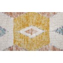 bloomingville tapis en laine franges couleurs pastel 82043494
