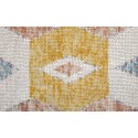 Tapis en laine franges couleurs pastel bloomingville