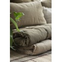 ib laursen coussin de transat toile de coton vert olive 6536-29