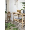 Table console rustique bois de bambou IB Laursen