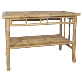 Table console rustique bois de bambou IB Laursen