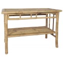 table console rustique bois de bambou ib laursen