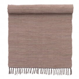 Tapis descente de lit coton Bungalow Denmark mauve