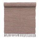 petit tapis descente de lit mauve coton bungalow denmark 60 x 90 cm