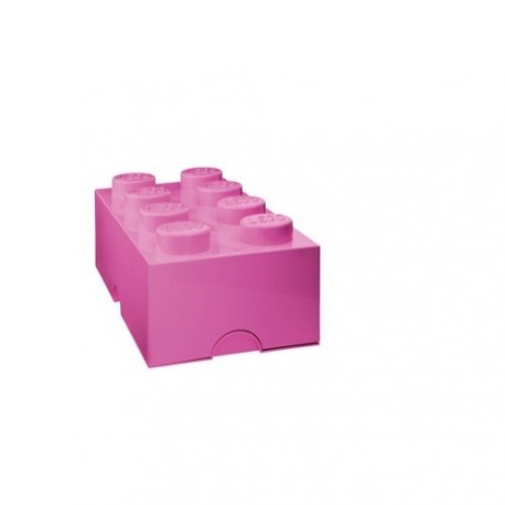 boite-rangement-empilable-lego-rose-clair-l