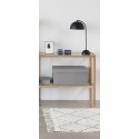 Lampe de bureau epuree design metal noir hubsch