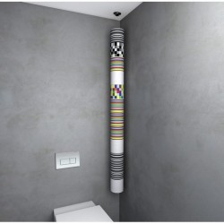 Porte rouleaux papier wc suspendu design roll'up lif