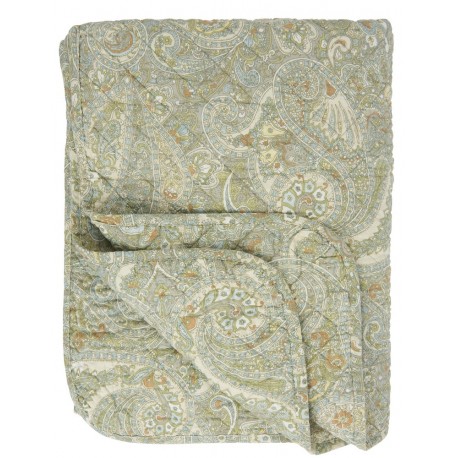 Boutis matelassé motif paisley IB Laursen vert