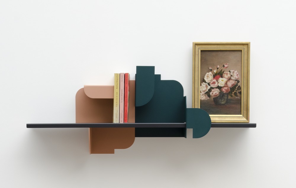 Wall-mounted shelf - STICK - presse-citron - contemporary / metal