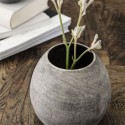 house doctor groove vase gris effet beton rustique sv1311