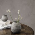 house doctor groove vase gris effet beton rustique sv1311