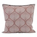 house doctor paper housse de coussin carree lin rose nude imprime ab1589