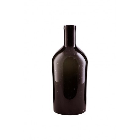 house doctor vase bottle bouteille marron fonce wl04001
