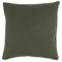 Housse de coussin carrée lin vert foncé IB Laursen