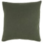 housse de coussin carree 50 x 50 cm lin vert fonce ib laursen 6203-55